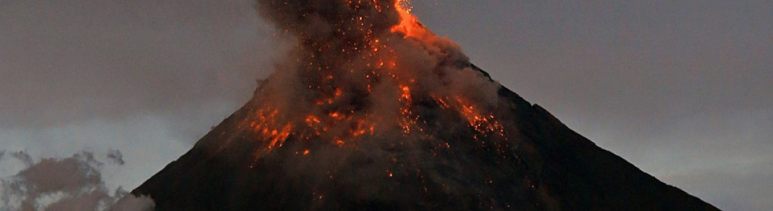 February 17 , 2018. EN. Grimsey , Mayon , Cleveland , Dukono . February 17 , 2018. EN. Grimsey , Mayon , Cleveland , Dukono .
