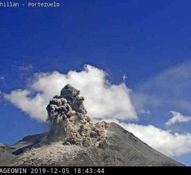 December 15, 2019. EN. New Zealand : White Island , Chile : Nevados of Chillan , Costa Rica : Rincon de la Vieja / Poas / Turrialba , Italy : Campi Flegrei .
