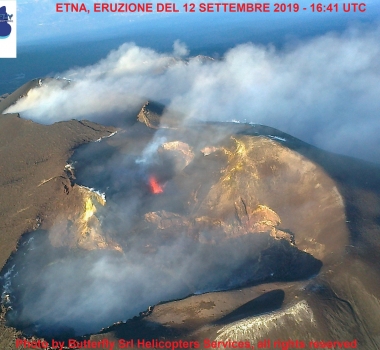 September 13, 2019. EN. Italy / Sicily : Etna , Hawaii : Mauna Loa , Kamchatka : Sheveluch , Guadeloupe : La Soufriere , Chile : Copahue .