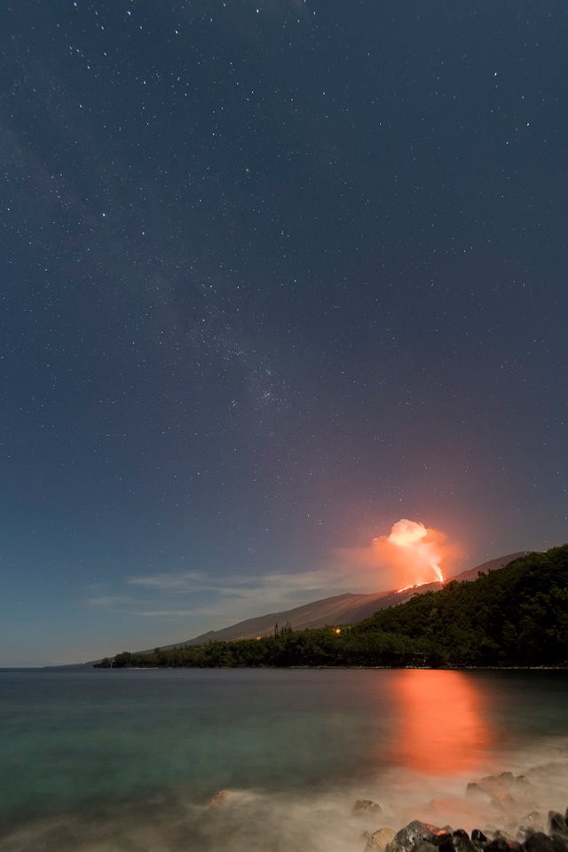 Lire la suite à propos de l’article February 25 , 2019.  EN.  La Réunion : Piton de la Fournaise , Indonesia : Merapi , Kamchatka : Karymsky , Philippines : Mayon .