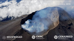 Lire la suite à propos de l’article November 06 , 2019. EN . Chile : Nevados of Chillan , Mexico : Popocatepetl , Kamchatka : Sheveluch , Guatemala : Fuego .