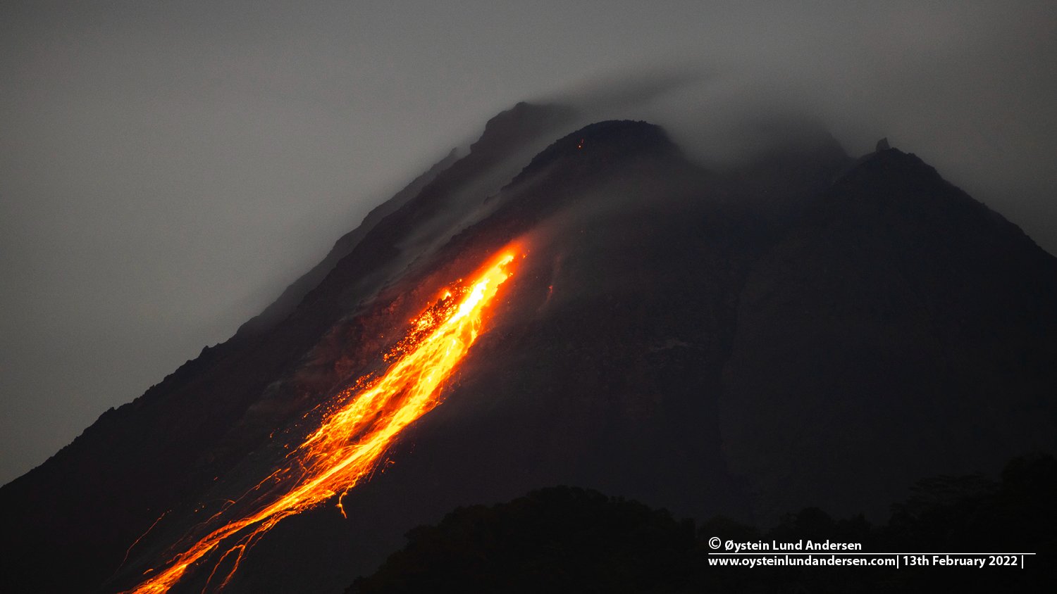 March 10 , 2022. EN. Indonesia : Merapi , Japan : Shinmoedake , Italy : Vulcano , Guatemala : Fuego , La Palma : Cumbre Vieja .