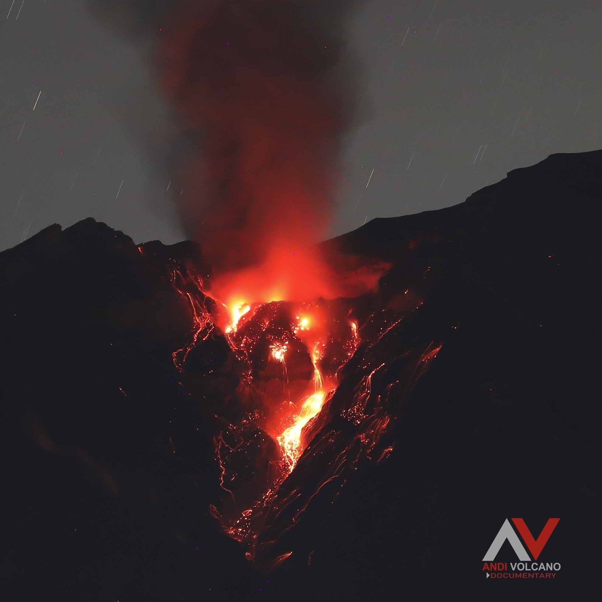 Quelle est la différence entre un volcan rouge et un volcan gris