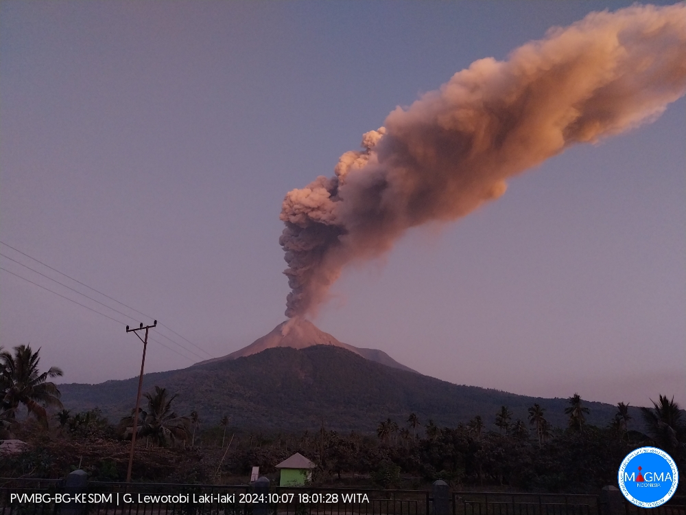 Lire la suite à propos de l’article October 08, 2024. EN. Indonesia : Lewotobi Laki-laki , New Zealand : Ruapehu , Kamchatka : Sheveluch , Colombia : Guamuez-Sibundoy Monogenetic Volcanic Field , Guatemala : Santiaguito .