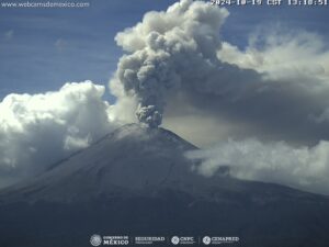 Lire la suite à propos de l’article 21 Octobre 2024. FR. Mexique : Popocatepetl , Kamchatka : Sheveluch , Indonésie : Lewotobi Laki-laki , Colombie : Nevado del Ruiz , Guatemala : Fuego .