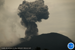 Lire la suite à propos de l’article 17 Février 2025. FR. Indonésie : Ibu , Hawaii : Kilauea , Equateur : Reventador , Ile de la Martinique : Montagne Pelée , Guatemala : Santiaguito .