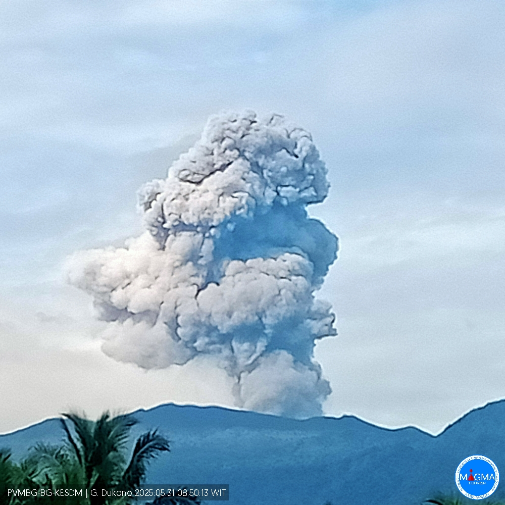 Lire la suite à propos de l’article 31 Mai 2025. FR. Indonésie : Dukono , Costa Rica : Poas , Indonésie : Ili Lewotolok , Colombie : Nevado del Ruiz , La Martinique : Montagne Pelée .