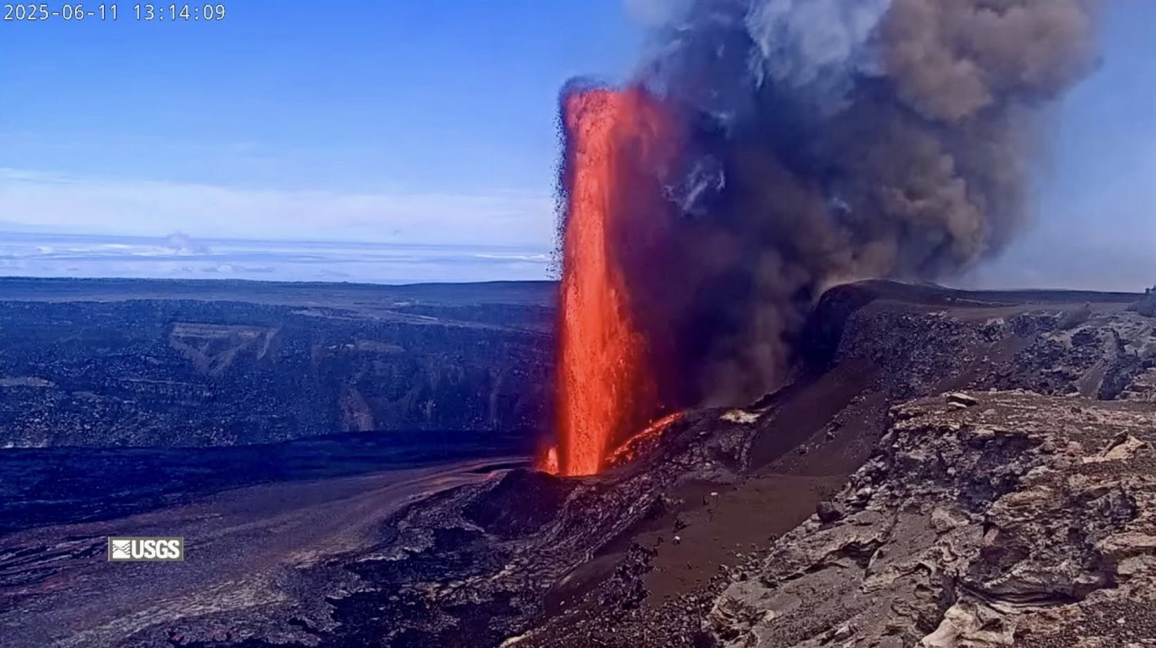 Lire la suite à propos de l’article June 13, 2025. EN. Hawaii : Kilauea , Indonesia : Raung , Colombia : Puracé – Los Coconucos volcanic chain , Costa Rica : Poas , Guatemala : Fuego .