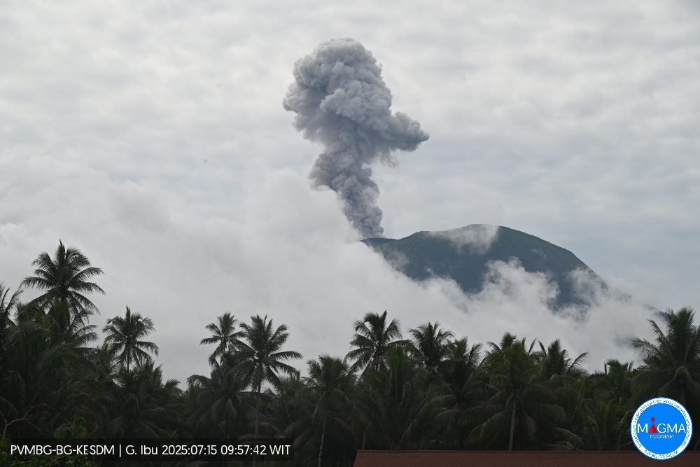 Lire la suite à propos de l’article 15 Juillet 2025. FR. Indonésie : Ibu , Etats-Unis : Mont Rainier , La Martinique : Montagne Pelée , Mexique : Popocatepetl , Guatemala : Fuego .