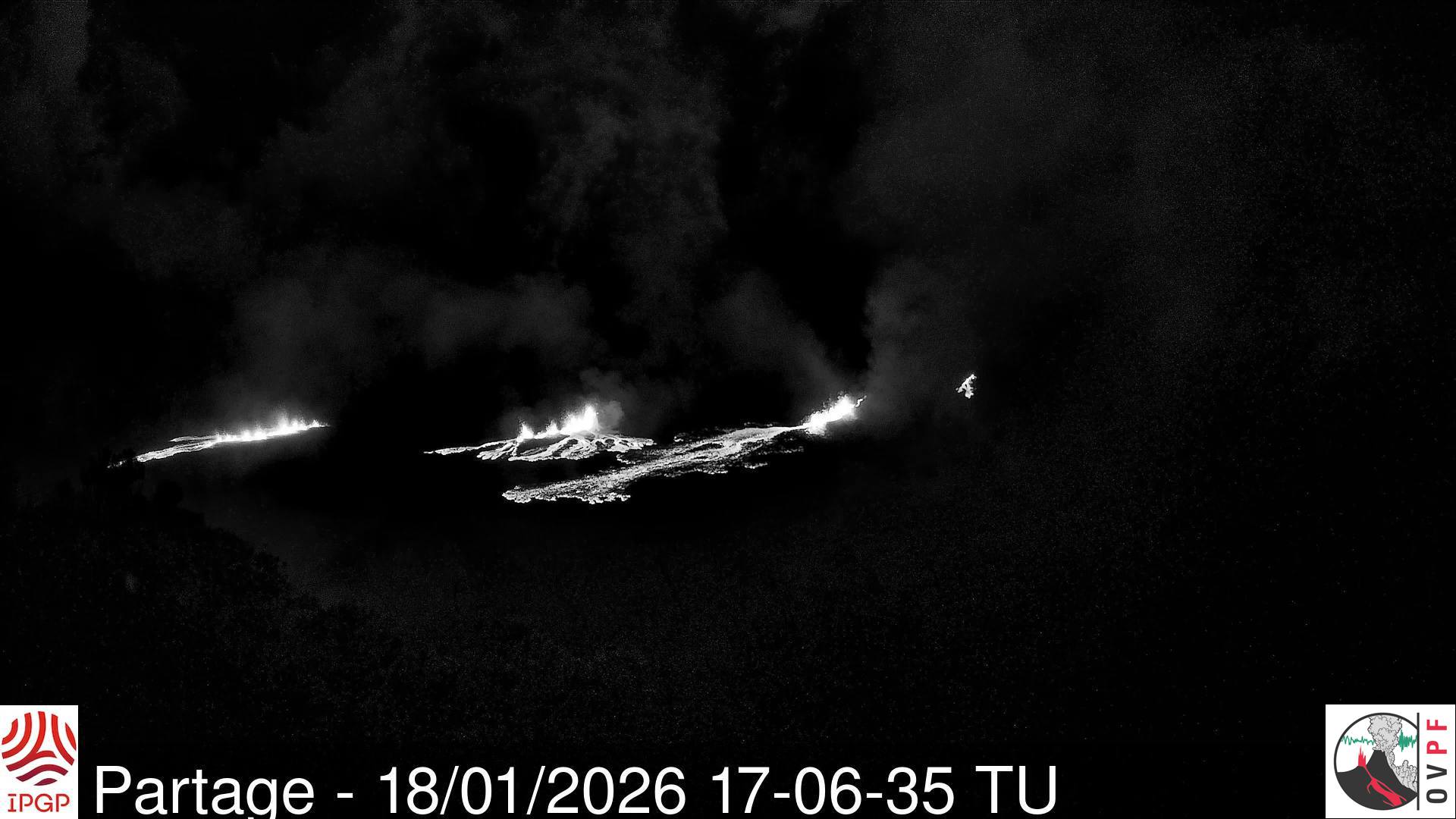 Lire la suite à propos de l’article January 19, 2026. EN. La Réunion Island : Piton de la Fournaise , Colombia : Puracé – Los Coconucos volcanic chain , Ecuador : El Reventador , Costa Rica : Poas , Guatemala : Fuego .