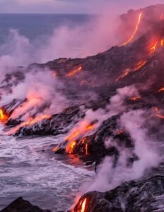 Lire la suite à propos de l’article March 17, 2026. EN. La Réunion Island : Piton de la Fournaise , New Zealand : White Island , Indonesia : Ibu , Hawaii : Kilauea , Guatemala : Fuego .