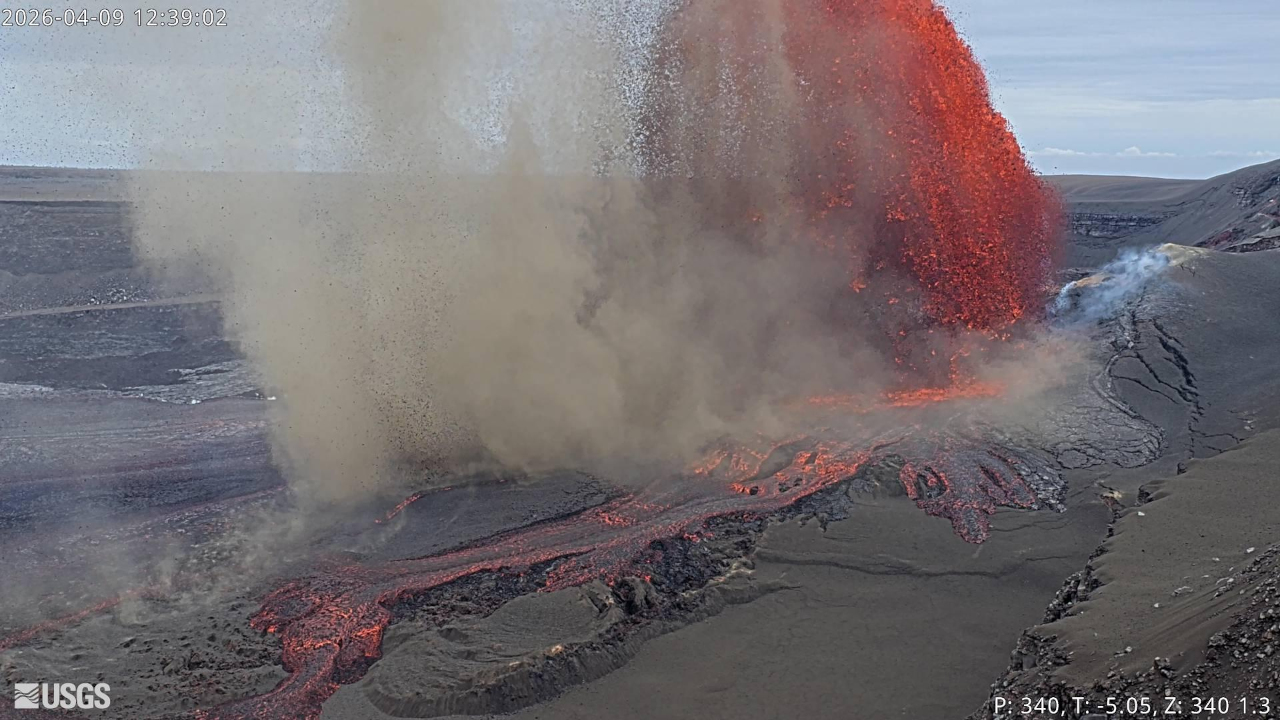 You are currently viewing 11 Avril 2026. FR. Hawaii : Kilauea , Ile de La Réunion : Piton de la Fournaise , Colombie : Puracé – Chaîne volcanique Los Coconucos , Chili : Lascar , Alaska : Great Sitkin .