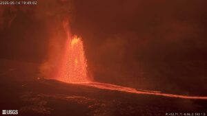 Lire la suite à propos de l’article 15 Mai 2026. FR. Hawaii : Kilauea , Mer de Bismarck : Sud de Rambutyo , Philippines : Mayon , Japon : Sakurajima , Indonésie : Dukono .