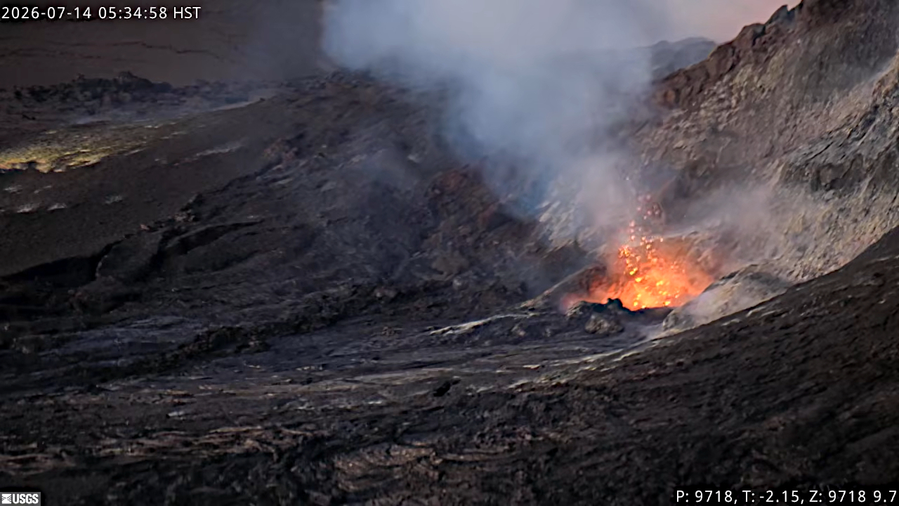 Lire la suite à propos de l’article July 15, 2026. EN. Hawaii : Kilauea , Italy : Stromboli , Italy / Sicily : Etna , Indonesia : Dukono , Peru : Sabancaya .