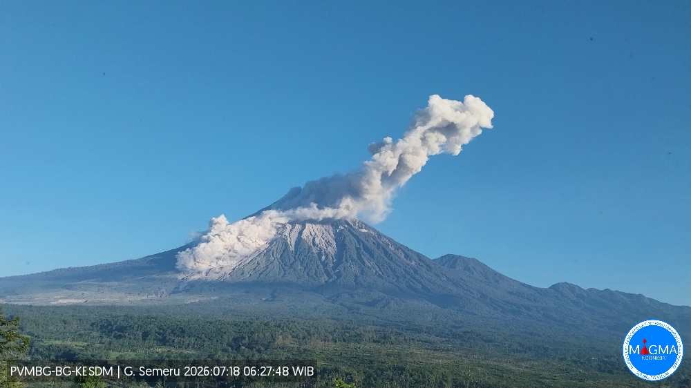 Lire la suite à propos de l’article July 18, 2026. EN. Kamchatka : Sheveluch , Indonesia : Semeru , Colombia : Puracé – Los Coconucos volcanic chain , Martinique : Mount Pelée , Guatemala : Santiaguito .