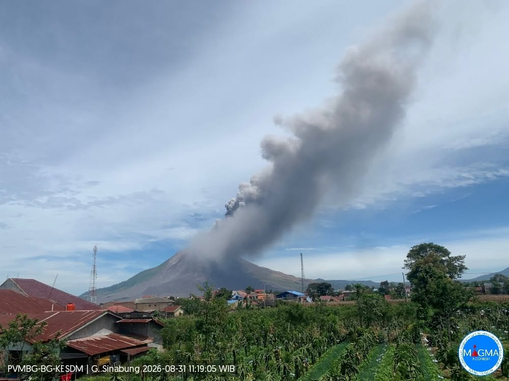 You are currently viewing 31 Aout 2026. FR. Indonésie : Sinabung , Hawaii : Kilauea , Colombie : Puracé – Chaîne volcanique de Los Coconucos , Costa Rica : Rincón de la Vieja , Equateur : Sangay .