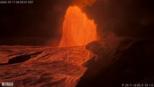 Lire la suite à propos de l’article October 18, 2026. EN. Hawaii : Kilauea , Martinique : Mount Pelée , Indonesia : Anak Krakatau , Costa Rica : Poás , Ecuador : El Reventador .