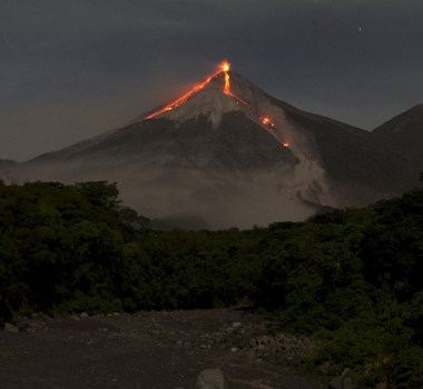 October 22 , 2018.  EN. La Réunion : Piton de la Fournaise , Indonesia : Ibu , Colombia : Galeras , Guatemala : Fuego .