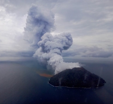 February 14 , 2018. EN.  Mayon , Kadovar , Cumbal , Devil’s Woodyard Mud Volcano .