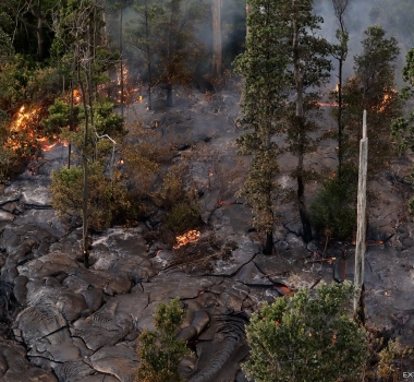 February 13 , 2018. EN. Kilauea , Mayon , Sabancaya , Agung .