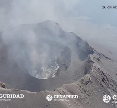 April 28 , 2019 . EN . Kamchatka : Sheveluch , Montserrat : Soufriere Hills , Mexico : Popocatepetl , Indonesia : Merapi .